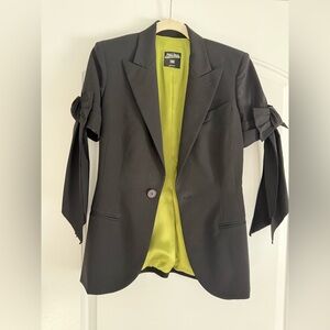 Jean Paul Gaultier Black Blazer with Bow Sleeves